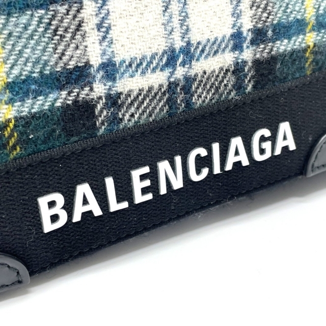 Balenciaga カバ S バッグ トートバッグの通販 by ブランドショップ リファレンス神戸｜バレンシアガならラクマ - バレンシアガ 339933 チェック ネイビー セール