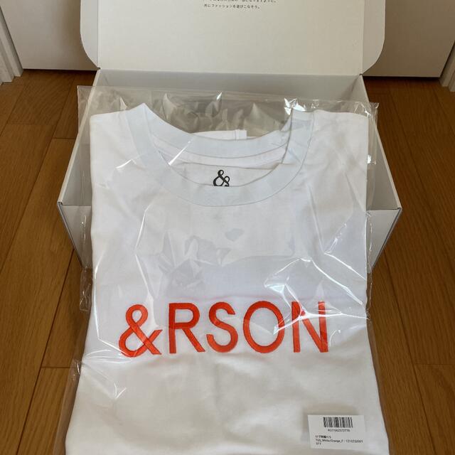 『値下げ可能！』限定販売品&RSON Tシャツ White&orange