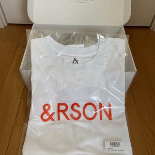 『値下げ可能！』限定販売品&RSON Tシャツ White&orange(Tシャツ/カットソー(半袖/袖なし))