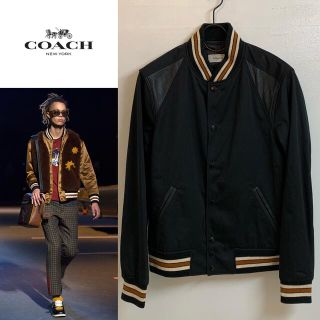 COACH - COACH コーチ ヴァーシティジャケットVARSITY JACKET ブラック