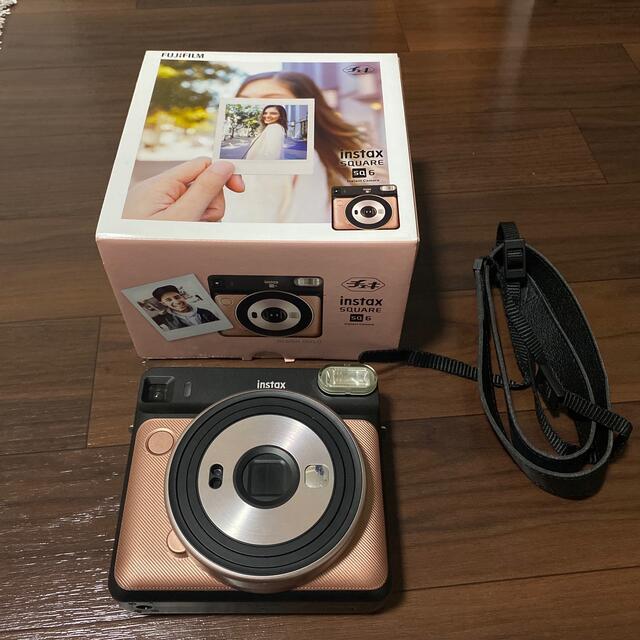 300cm本体重量富士フイルム インスタントカメラ instax SQUARE SQ6 ブラッシュ