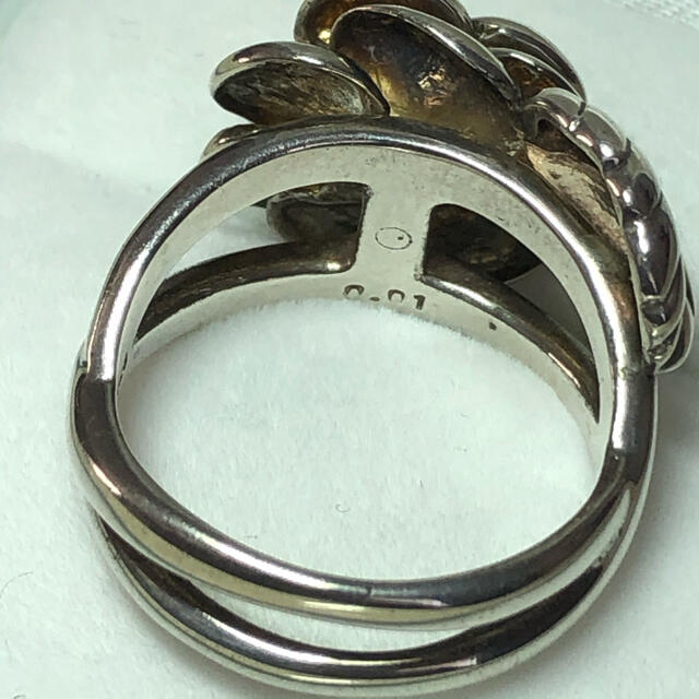 Goggi ジーオッジ　カメリアリング　ダイヤモンド　シルバー レディースのアクセサリー(リング(指輪))の商品写真
