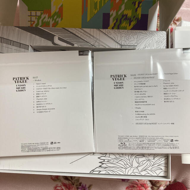 UNISON SQUARE GARDEN(ユニゾンスクエアガーデン)のユニゾン　Patrick Vegee 受注生産限定盤 エンタメ/ホビーのCD(ポップス/ロック(邦楽))の商品写真