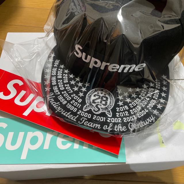 supreme undisputed box logo newera帽子