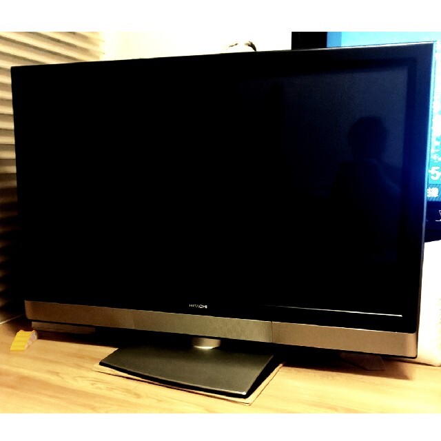 日立プラズマテレビ50型 W50P-HR10000【録画機能付】+首振りスタンド-