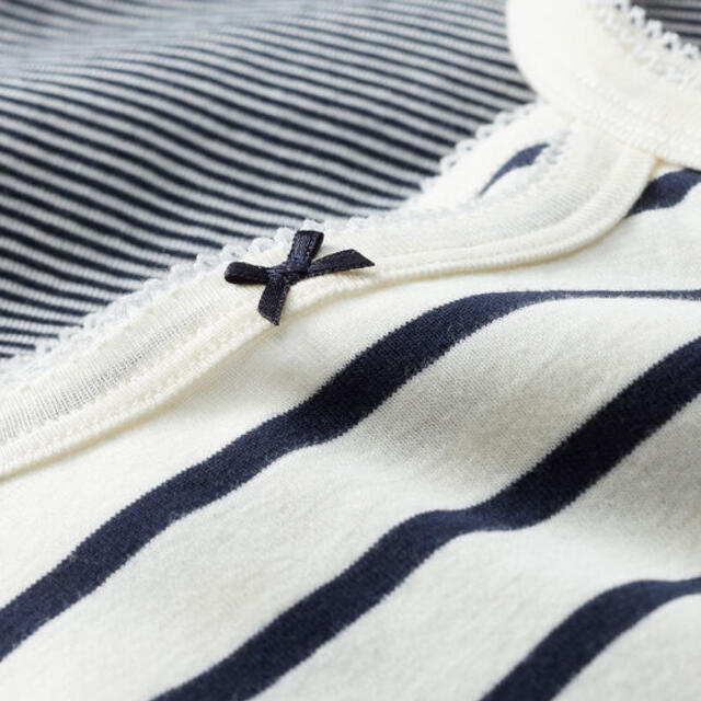 PETIT BATEAU(プチバトー)の新品未使用 プチバトー マリニエール&ミラレキャミソール 2枚組 16ans レディースのトップス(キャミソール)の商品写真