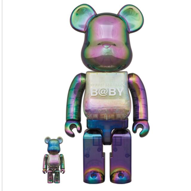 ベアブリックMY FIRST BE@RBRICK B@BY × BLACK CHROME