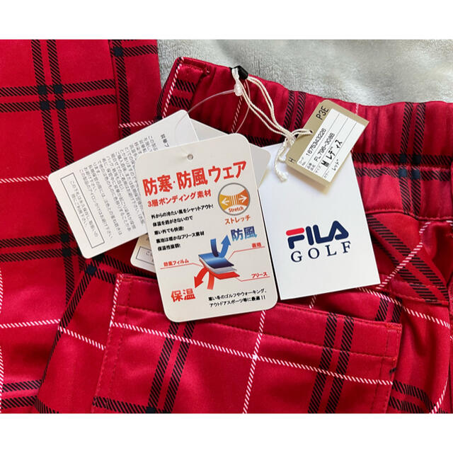 FILA(フィラ)の新品 FILA GOLF フィラゴルフ ゴルフウェア 防寒 防風 パンツ スポーツ/アウトドアのゴルフ(ウエア)の商品写真