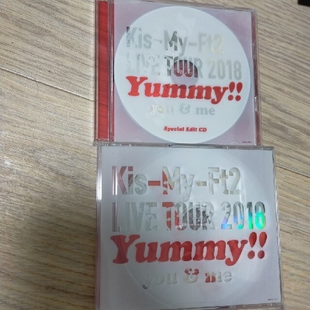 Kis-My-Ft2(キスマイフットツー)のLIVE　TOUR　2018　Yummy！！　you＆me（初回盤） DVD エンタメ/ホビーのDVD/ブルーレイ(ミュージック)の商品写真