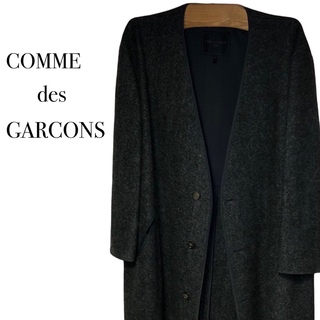 コムデギャルソン(COMME des GARCONS)の【希少80s】コムデギャルソン　ロングコート　Mサイズ　グレー　ヴィンテージ(その他)