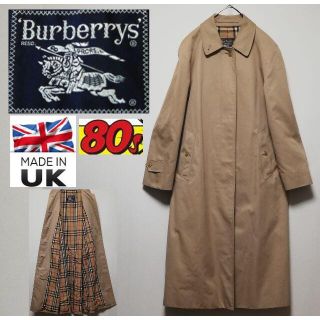 バーバリー(BURBERRY)の124 80'S Vintage Burberrys ノバチェック ステンカラー(スプリングコート)