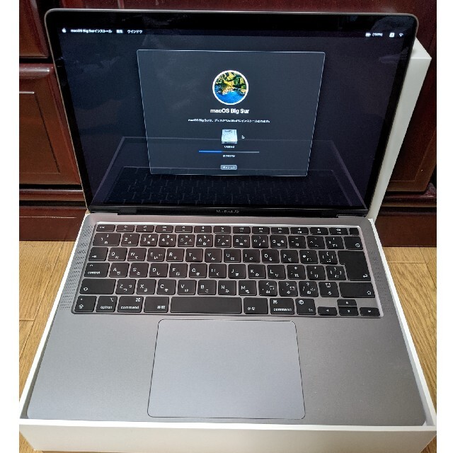 Mac (Apple)(マック)のm1 macbook air 8gb 256gb スマホ/家電/カメラのPC/タブレット(ノートPC)の商品写真