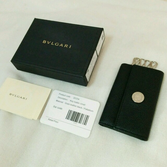 BVLGARI(ブルガリ)の正規品ブルガリ★美品★人気シリーズ★レザーキーケース レディースのファッション小物(キーケース)の商品写真