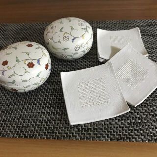 タチキチ(たち吉)のたち吉　蓋物　板皿セット(食器)