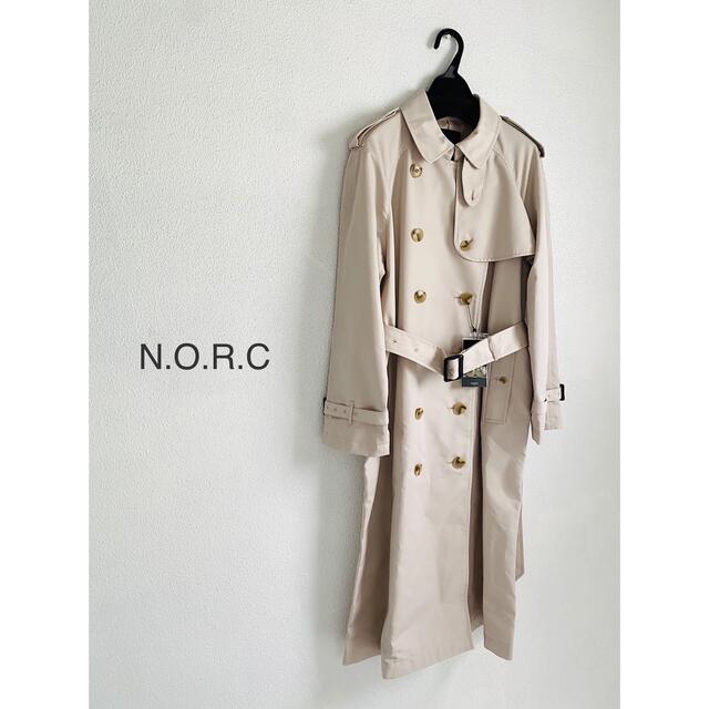 新品 N.O.R.C by the line 撥水 ロング トレンチコート