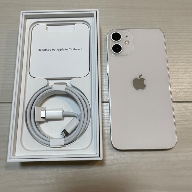 美品！iPhone12mini 本体 SIMフリー 64GB ホワイト