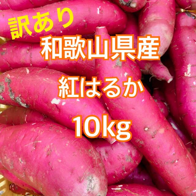 和歌山県産★訳あり 紅はるか さつまいも 10キロ サツマイモ★甘くて美味しい 食品/飲料/酒の食品(野菜)の商品写真