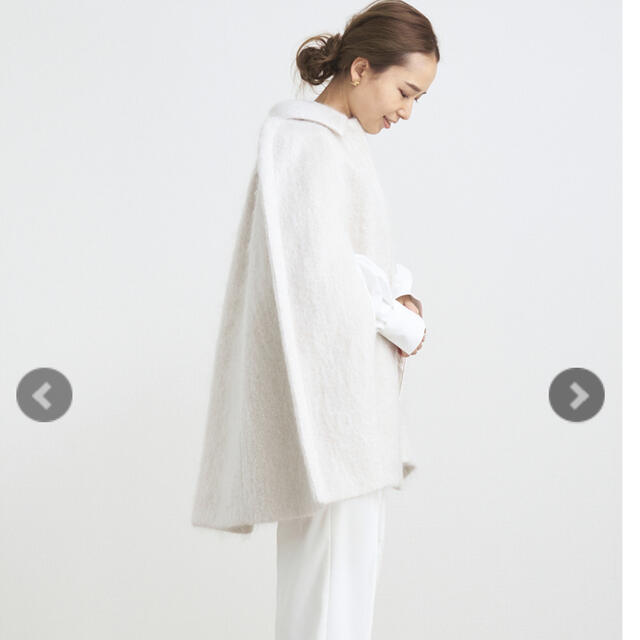 有名なブランド お値下げ中様専用です yori shirocon シャギーケープ