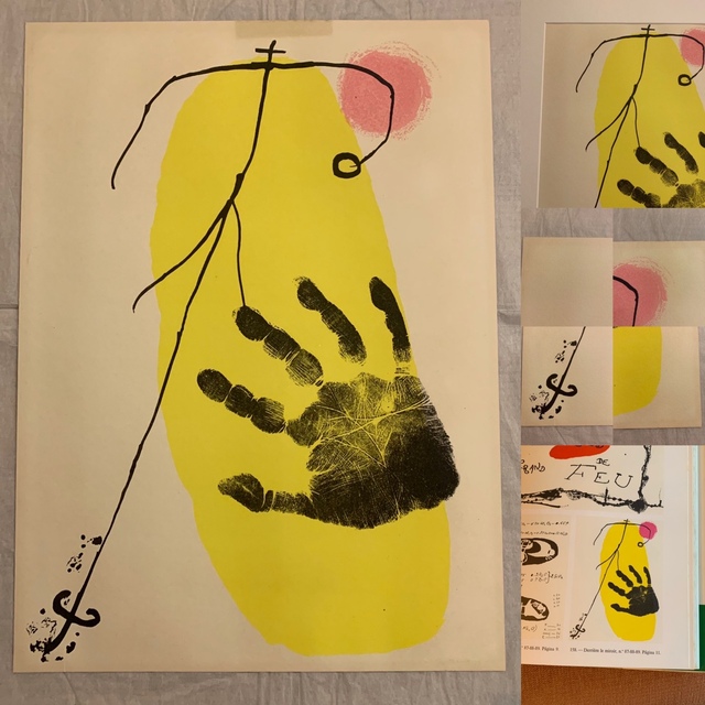 Joan Miro ジョアン・ミロ リトグラフ デリエール・ル・ミロワール 版画