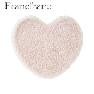 フランフラン(Francfranc)のFrancfranc フリルハート　マルチマット　ピンク(ラグ)