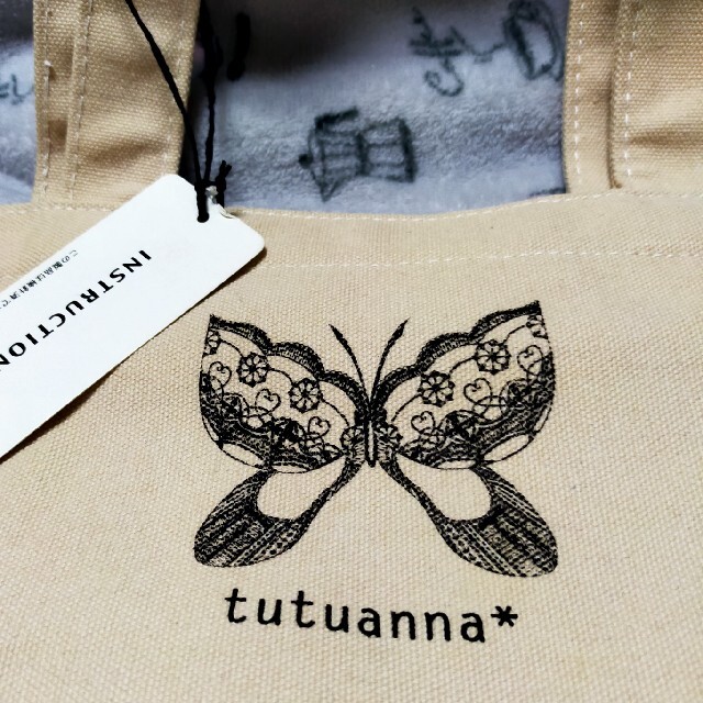 tutuanna(チュチュアンナ)の☆チュチュアンナ　キャンバス　トートバッグ☆ レディースのバッグ(トートバッグ)の商品写真