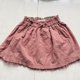 ザラキッズ(ZARA KIDS)のzarakids コーデュロイスカート　ピンク　104(スカート)