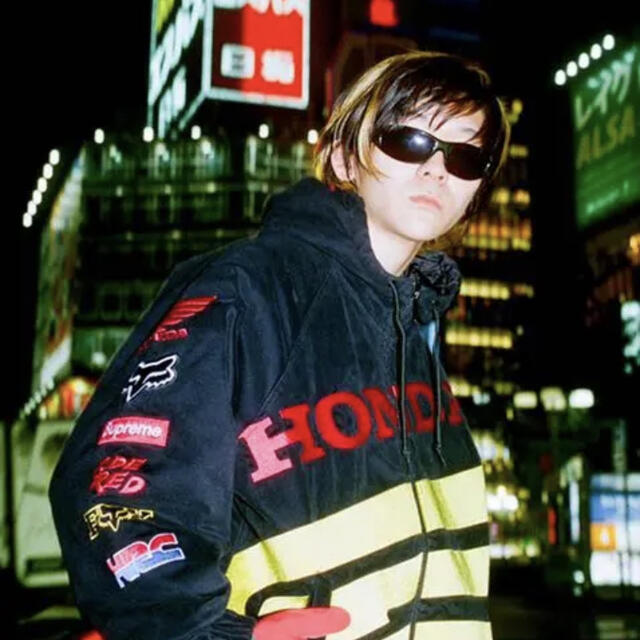 S supreme  Honda Fox Racing PuffyJacketブルゾン