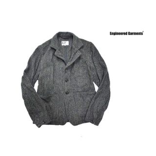 エンジニアードガーメンツ(Engineered Garments)のエンジニアードガーメンツ USA製 ヘリンボーン柄ジャケット グレー XS(その他)