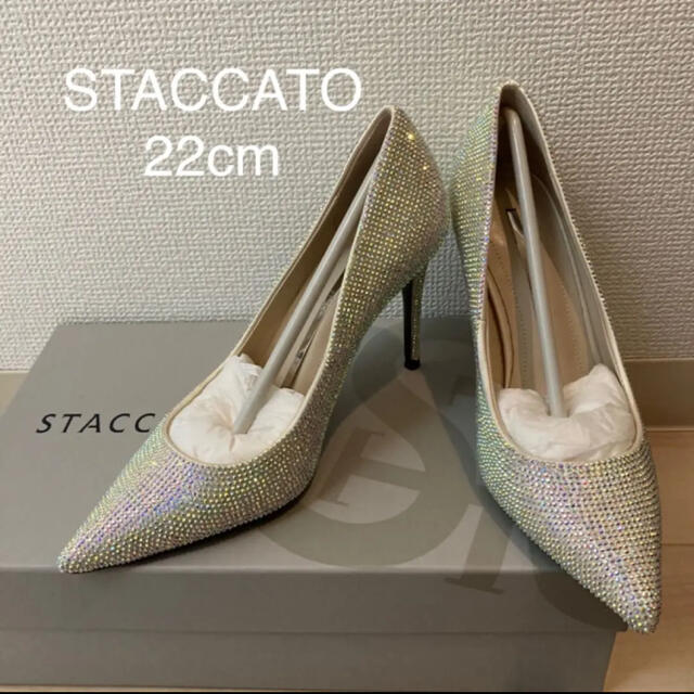 ブライダルシューズ STACCATO ステイレットグレァリングパンプス | www
