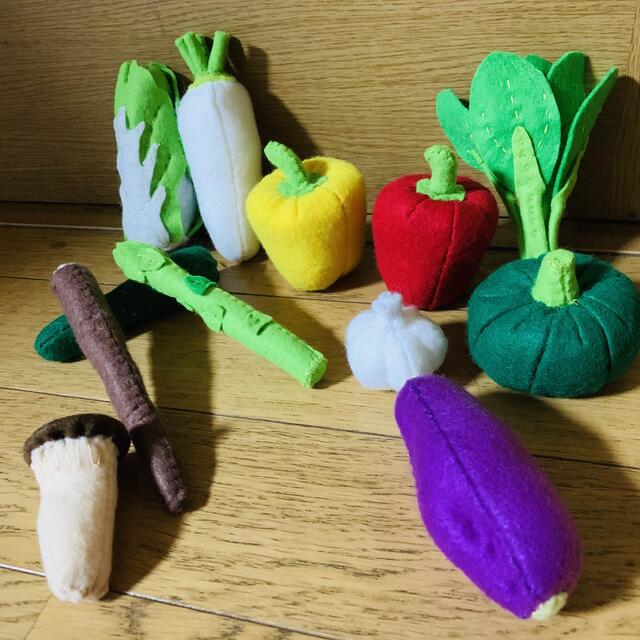 フェルトおままごと　ハンドメイド　かぼちゃ