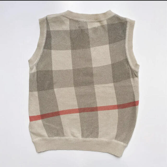 BURBERRY(バーバリー)のバーバリーチルドレン ニットベスト 2Y おしゃれ キッズ/ベビー/マタニティのキッズ服男の子用(90cm~)(ニット)の商品写真