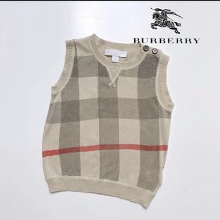 バーバリー(BURBERRY)のバーバリーチルドレン ニットベスト 2Y おしゃれ(ニット)