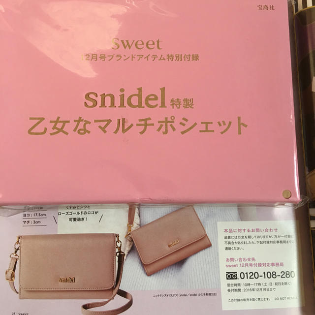 SNIDEL(スナイデル)のスナイデル マルチポシェット レディースのファッション小物(財布)の商品写真
