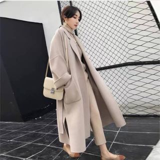 マウジー(moussy)のトレンチコート　アウター　ウール　カシミア(トレンチコート)