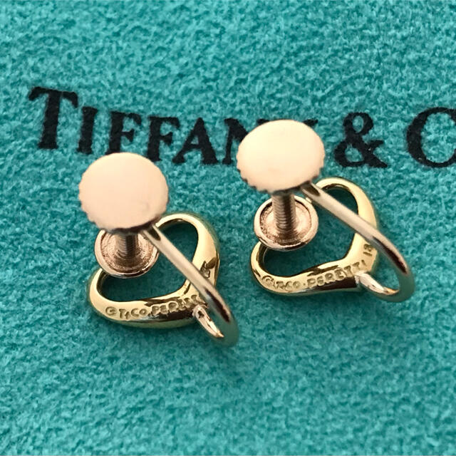 Tiffany & Co.(ティファニー)のTiffany K18YG オープンハート イヤリング レディースのアクセサリー(イヤリング)の商品写真