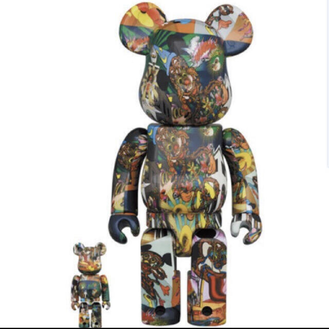 BE@RBRICK 田名網敬一 MICKEY MOUSE  400% 100%