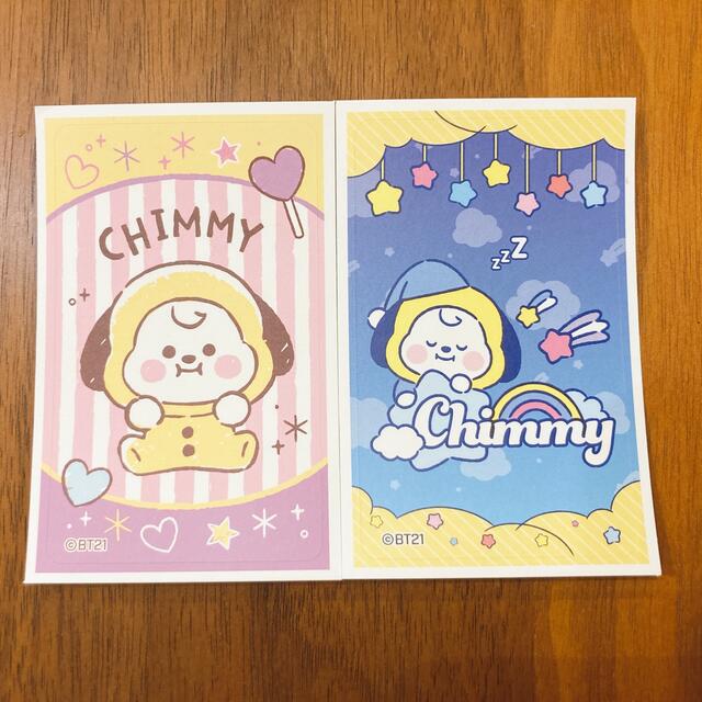 BT21 デコステッカー CHIMMY エンタメ/ホビーのおもちゃ/ぬいぐるみ(キャラクターグッズ)の商品写真