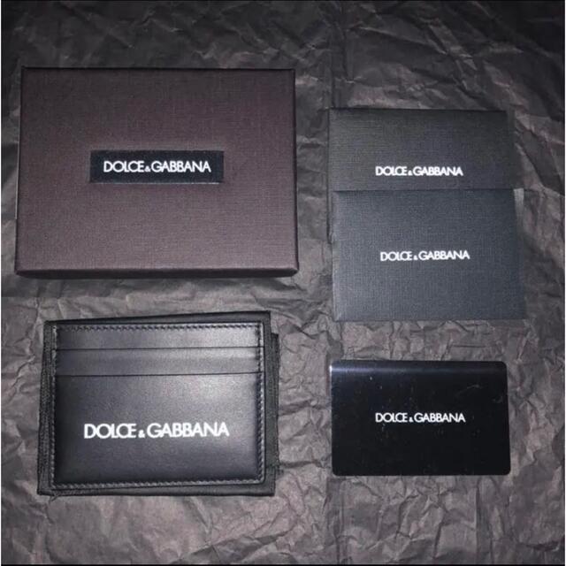 【新品未使用】dolce&gabbana ロゴ レザー カードケース ブラック 2