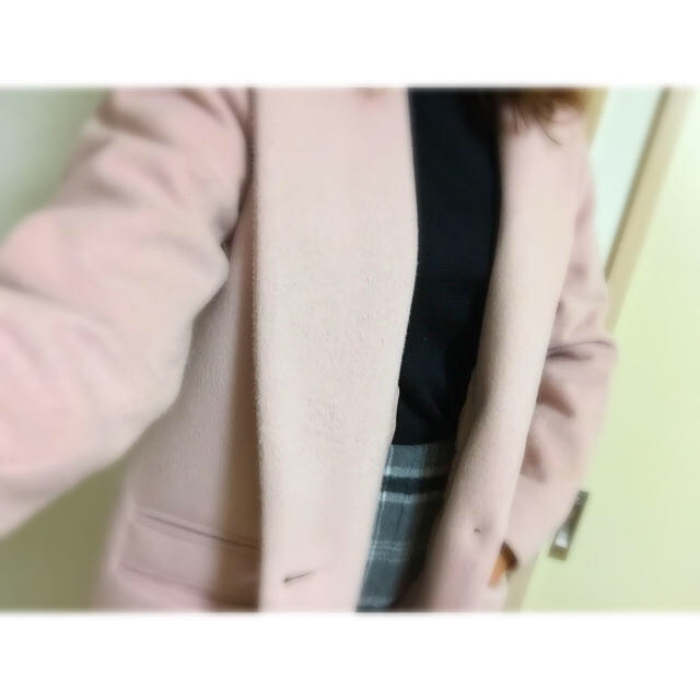 くすみピンク ピンク コート