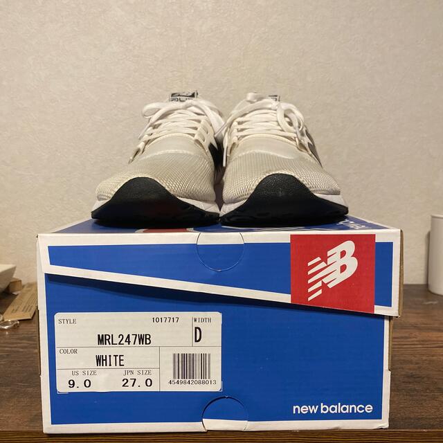 New Balance(ニューバランス)のニューバランス　247 White 27.0 メンズの靴/シューズ(スニーカー)の商品写真