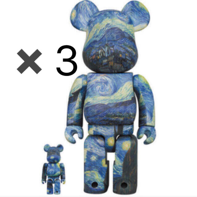 ハンドメイドBE@RBRICK Van Gogh The Starry Night