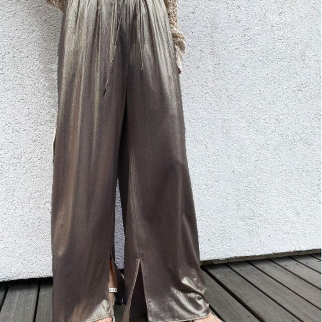 カジュアルパンツ【タグ付き】Ameri MEDI GLITTER EASY PANTS