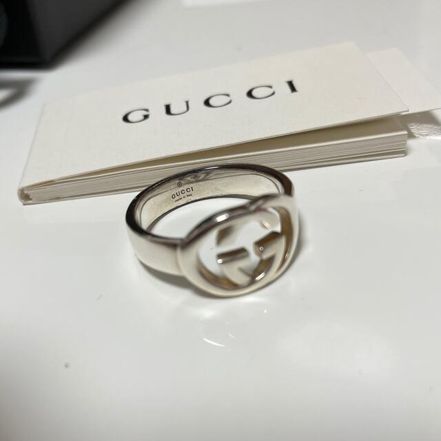ビッグ割引 GUCCI シルバーリング ロゴ 21号 リング - www.huberwinery.com