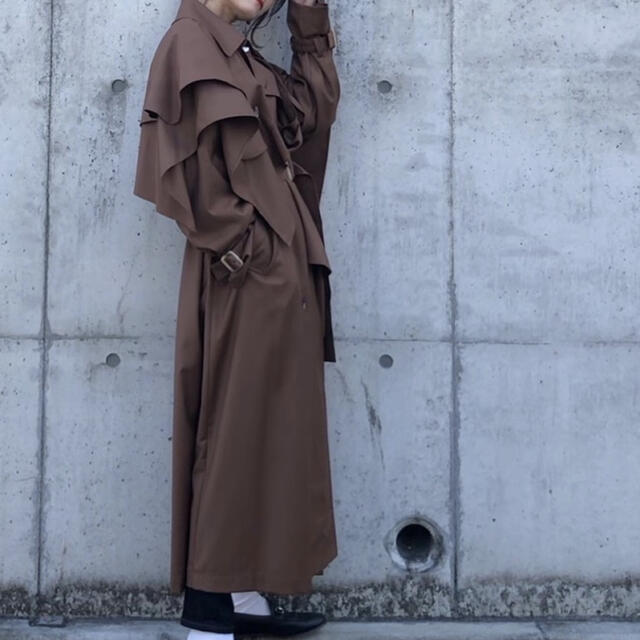 LADY MADE - LADYMADE フレアマント2wayトレンチコートの通販 by m