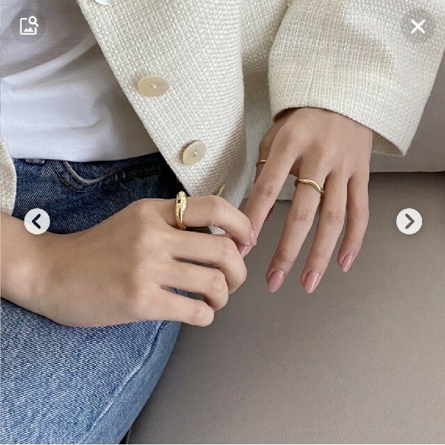 dholic(ディーホリック)のnugu ring レディースのアクセサリー(リング(指輪))の商品写真