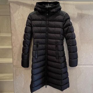 モンクレール(MONCLER)のモンクレール　MONCLER OROPHIN 黒 ダウン　ロング(ダウンコート)