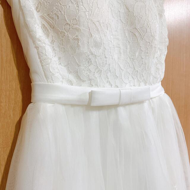 ♡値下中♡ウエディングドレス レース チュール 編み上げ レディースのフォーマル/ドレス(ウェディングドレス)の商品写真