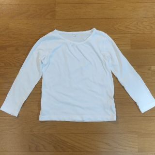 ムジルシリョウヒン(MUJI (無印良品))の無印良品  ロンTシャツ 白 120(Tシャツ/カットソー)