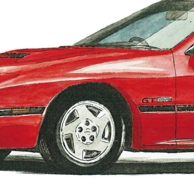 NC-375 アンフィニRX-7/GT限定版画 直筆サイン額装●作家平右ヱ門