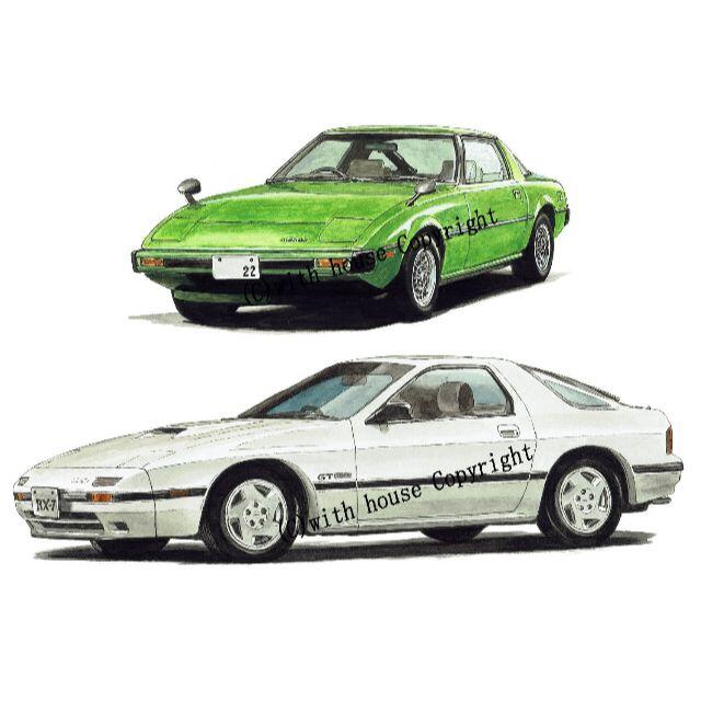 NC-369 アンフィニRX-7/サバンナRX-7 限定版画 直筆サイン有 NC-369 アンフィニRX-7/サバンナRX-7 限定版画 直筆サイン有